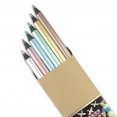 馬可金屬色彩鉛筆6色套裝Marco Jumbo Colour Pencil 6's Set - Metallic