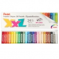 日本蟠桃兒珍寶油粉彩24色套裝Pentel Jumbo Oil Pastel 24's Set