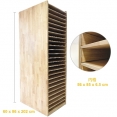 天然橡木優質紙櫃-25 層Natural Oak Wood Paper Storage Cabinet - 25 Shelves 天然橡木優質紙櫃-25 層Natural Oak Wood Paper Storage Cabinet - 25 Shelves