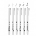 日本美輝防水繪圖軟咀筆 - 灰色系6支裝MARVY Drawing Brush Liner - Grey tone 6pack
