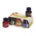 溫莎牛頓英文書法墨水6色套裝WINSOR & NEWTON Calligraphy Ink 6x30mL assorted set