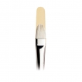 溫莎牛頓畫家系列扁圓短毛長桿豬鬃毛畫筆WINSOR & NEWTON Artist's Hog Short Filbert Long Handle 
