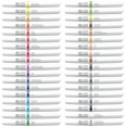 溫莎牛頓PIGMENT麥克筆-36色套裝WINSOR & NEWTON Set of 36 Pigment Marker - assorted colours