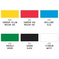 Liquitex 塑膠彩麥克筆幼嘴套裝-6色基礎系列Liquitex Set of 6 Acrylic Marker Fine Tip - Fine