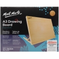 蒙瑪特櫸木座枱A3繪畫板-可調角度Mont Marte Drawing Board A3 with elastic band