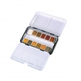韓國MUNGYO水彩12色半磚套裝 - 金屬色系Mungyo Professional Watercolour 12 Half-pans Set - Metallic