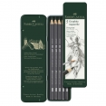 輝柏嘉水溶素描鉛筆5支套裝Faber-Castell Graphite Aquarelle Pencil, Tin of 5pcs.