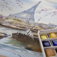 LB精品水彩12色半磚套裝 LB Fine Watercolour 12 Half-pans Set LB精品水彩12色半磚套裝 LB Fine Watercolour 12 Half-pans Set