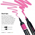 溫莎牛頓麥克筆-6色套裝(螢光系列) NC#0290136WINSOR & NEWTON Set of 6 NeonMarker