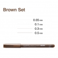 Copic Multiliner 4枝裝- 棕色COPIC MULTILINER 4 Pcs Set - Brown【新價格】