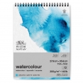 溫莎牛頓水彩畫簿(中紋) 300克12張(綫圈)WINSOR & NEWTON Water Colour Pad (Spiral) Cold Pressed 300g 12SH