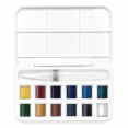 溫莎牛頓COTMAN 12 色半磚裝水彩連畫筆套裝WINSOR & NEWTON Cotman Watercolour Brush Pen Set (12C)
