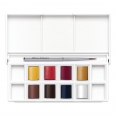 溫莎牛頓COTMAN水彩8色半磚連畫筆套裝 - PortraitW&N Cotman Watercolour 8Hp Pocket Set - Portrait