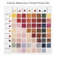 溫莎牛頓COTMAN水彩8色半磚連畫筆套裝 - PortraitW&N Cotman Watercolour 8Hp Pocket Set - Portrait