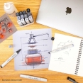 Copic classic麥克筆12色套裝（冷灰）Copic Classic Marker 12 Cool Gray Set【新價格】