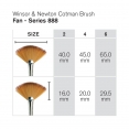 溫莎牛頓Cotman水彩888系列扇型長桿畫筆WINSOR & NEWTON Cotman Series 888 Fan Long Handle