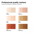 溫莎牛頓軟咀麥克筆6色套裝 - 膚色系列Winsor & Newton Promarker Brush 6 Set - Skin Tones