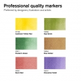 溫莎牛頓水彩軟咀麥克筆6色套裝 - Foliage TonesWINSOR & NEWTON Promarker Watercolour 6 Set - Foliage Tones