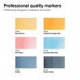 溫莎牛頓水彩軟咀麥克筆6色套裝 - Sky TonesWINSOR & NEWTON Promarker Watercolour 6 Set - Sky Tones