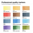 溫莎牛頓水彩軟咀麥克筆12色套裝 - LandscapeWINSOR & NEWTON Promarker Watercolour 12 Set - Landscape