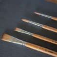 德國KUM WOOD LINE專業油畫筆 - 圓頭KUM Brush WOOD LINE Round