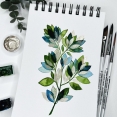 德國KUM x Schlemmer Art Botanical 水彩畫筆4支套裝KUM x Schlemmer Art Botanical Brush Set 4pk