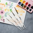 德國KUM x Frau Hölle 水彩畫筆4支套裝KUM x Frau Hölle Brush Set 4Pk