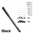 Copic Multiliner 9枝黑色套裝 - B-2 Copic Multiliner Black 9pc Set - B-2【新價格】