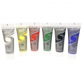 蒙瑪特SATIN塑膠彩75毫升6色基本套裝Mont Marte SATIN Acrylic 6 x 75ml Tube Set - Primary