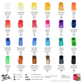 蒙瑪特水彩24色基礎套裝Mont Marte Watercolours 24 tubes Basic Set - 12ml
