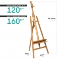 蒙瑪特座地畫室畫架 Mont Marte Floor Easel with Tilt