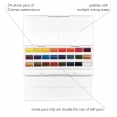 溫莎牛頓COTMAN水彩24色全磚寫生套裝Winsor & Newton COTMAN Watercolour Studio 24's col. WholePans Set