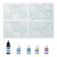 LB玻璃彩貼液套裝(5色) - 閃粉LB Window Colour Set (5 Colours) - Glitter