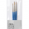 溫莎牛頓Cotman水彩畫筆3支套裝(圓頭 #1, #3, #5)WINSOR & NEWTON Cotman Brush Pack Short Handle 3Pk (Round #1, #3, #5)