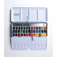 LB精品水彩40色半磚套裝 (金屬盒)LB Fine Watercolour 40 Half Pan Metal Box Set LB精品水彩40色半磚套裝 (金屬盒)LB Fine Watercolour 40 Half Pan Metal Box Set