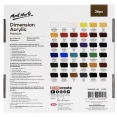 蒙瑪特高塑型塑膠彩37毫升36色套裝Mont Marte DIMENSION Acrylic 36 x 37ml Tube Set