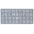 臺灣確斯優質字母尺15mmCox Graphic Lettering Stencil 15mm