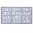 臺灣確斯優質字母尺20mmCox Graphic Lettering Stencil 20mm
