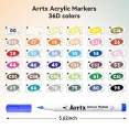 Arrtx塑膠彩軟咀麥克筆36色套裝 - 基礎Arrtx Acrylic Brush Marker 36 Colour Basic Set