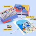 Arrtx塑膠彩軟咀麥克筆60色套裝 - 基礎Arrtx Acrylic Brush Marker 60 Colour Basic Set