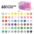 Arrtx塑膠彩軟咀麥克筆60色套裝 - 動漫Arrtx Acrylic Brush Marker 60 Colour Anime Set