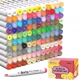 Arrtx塑膠彩軟咀麥克筆120色套裝 - 動漫Arrtx Acrylic Brush Marker 120 Colour Anime Set