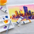 輝柏嘉水彩9毫升24色連調色碟套裝Faber-Castell Watercolour 24x9ml Tube Set with Mixing Palette