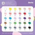 Arrtx塑膠彩軟咀麥克筆30色套裝 - AArrtx Acrylic Brush Marker 30 Colour A Set