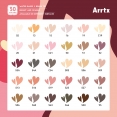Arrtx塑膠彩軟咀麥克筆30色套裝 - CArrtx Acrylic Brush Marker 30 Colour C Set