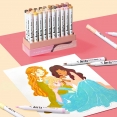 Arrtx塑膠彩軟咀麥克筆30色套裝 - CArrtx Acrylic Brush Marker 30 Colour C Set