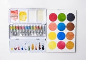 溫莎牛頓專業水彩12色5毫升鋁管鐵盒套裝W&N Professional Water Colour Light Weight Metal Box 12x5ml Tube