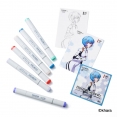 新世紀福音戰士 EVA x Copic Sketch 麥克筆6枝限量套裝 - 綾波麗Evangelion x Copic Limited Edition 6pc Set - Rei