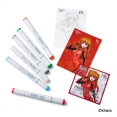 新世紀福音戰士 EVA x Copic Sketch 麥克筆6枝限量套裝 - 明日香Evangelion x Copic Limited Edition 6pc Set - Asuka