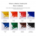 溫莎牛頓色繪墨水套裝-Henry 特選組合WINSOR & NEWTON Drawing Ink Set ''Henry Collection'' - 8x14 ml